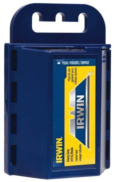 Irwin - 100 Piece Bi-Metal Utility Knife Blade - 2-3/8" OAL - A1 Tooling