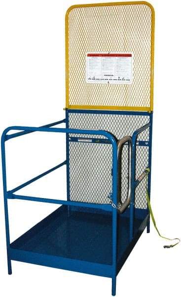 Vestil - 89" Platform - Forklift Work Platform, 1,000 Lb Capacity, 89-5/8" Platform Height, 36" Base Width x 36" Base Depth - A1 Tooling