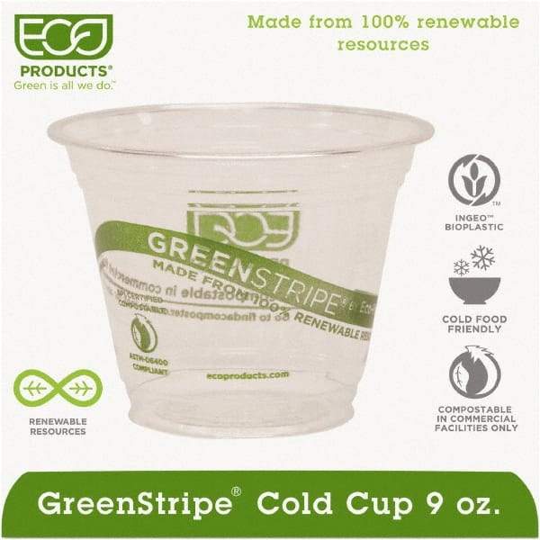 ECO PRODUCTS - Renewable & Compostable Cold Cups - 9 oz - Clear - A1 Tooling