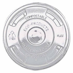 ECO PRODUCTS - GreenStripe Renewable & Compost Cold Cup Flat Lids, F/9-24 oz, 100/PK, 10 PK/CT - A1 Tooling