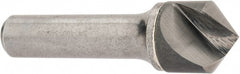 Hertel - 3/4" Head Diam, 1/2" Shank Diam, 1 Flute 100° Solid Carbide Countersink - A1 Tooling