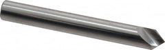 Hertel - 1/4" Head Diam, 1/4" Shank Diam, 1 Flute 82° Solid Carbide Countersink - A1 Tooling