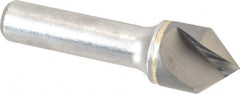 Hertel - 3/4" Head Diam, 1/2" Shank Diam, 1 Flute 82° Solid Carbide Countersink - A1 Tooling