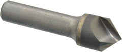 Hertel - 3/4" Head Diam, 1/2" Shank Diam, 1 Flute 90° Solid Carbide Countersink - A1 Tooling