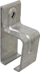 National Mfg. - 300 Lb Capacity, Galvanized, Single Box Rail Bracket - 2" Long, 4-1/2" High, 2-1/4" Wide - A1 Tooling