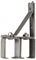 National Mfg. - 300 Lb Capacity, Galvanized, Double Splice Box Rail Bracket - 1-3/4" Long, 8-3/8" High, 4-1/2" Wide - A1 Tooling