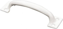 National Mfg. - 5.75" Long x 1-1/2" Wide x 1.34" High, Utility Pull - White Finish, Steel, 4.63" Center to Center - A1 Tooling