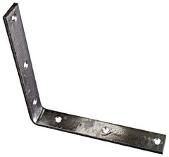 National Mfg. - 8" Long x 1-1/4" Wide, Steel, Corner Brace - Hot-Dipped Galvanized - A1 Tooling