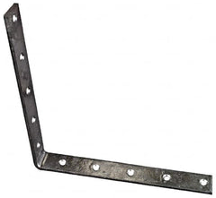 National Mfg. - 10" Long x 1-1/4" Wide, Steel, Corner Brace - Hot-Dipped Galvanized - A1 Tooling