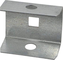 National Mfg. - Galvanized, Box Rail End Cap - Use with Square Box Track - A1 Tooling