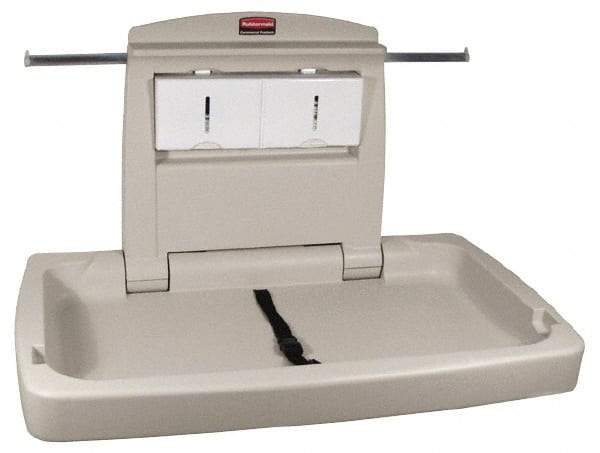 Rubbermaid - Baby Changing Station - 33-1/4" Long x 4" High x 21-1/2" Wide - A1 Tooling