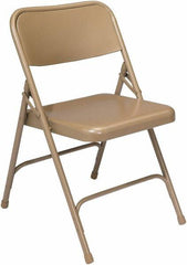 NPS - 18-1/4" Wide x 20-1/4" Deep x 29-1/2" High, Steel Standard Folding Chair - Beige - A1 Tooling