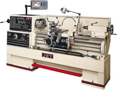 Jet - 14" Swing, 40" Between Centers, 230 Volt, Triple Phase Engine Lathe - 7MT Taper, 7-1/2 hp, 25 to 1,800 RPM, 3-1/8" Bore Diam, 40" Deep x 47" High x 97-1/2" Long - A1 Tooling