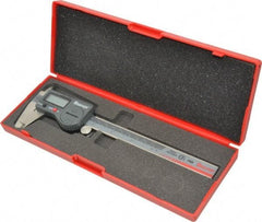 Starrett - 0 to 150mm Range, 0.01mm Resolution, IP67 Electronic Caliper - Stainless Steel with 1-1/2" Stainless Steel Jaws, 0.001" Accuracy, Serial Output - A1 Tooling