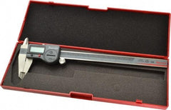 Starrett - 0 to 200mm Range, 0.01mm Resolution, IP67 Electronic Caliper - Stainless Steel with 1-7/8" Stainless Steel Jaws, 0.0015" Accuracy, Serial Output - A1 Tooling