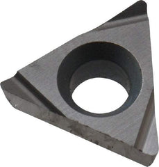 Kyocera - TPGH221 Grade TN60 Cermet Turning Insert - TiCN/NbC Finish, 60° Triangle, 1/4" Inscr Circle, 1/8" Thick, 1/64" Corner Radius - A1 Tooling