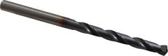 OSG - #1 130° Powdered Metal Jobber Drill - V Finish, Right Hand Cut, Spiral Flute, Straight Shank, 101mm OAL, Standard Point - A1 Tooling