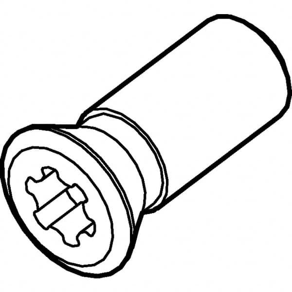 Kennametal - Torx Cap Screw for Indexable Milling Cutters - M3x0.5 Thread, For Use with Inserts - A1 Tooling