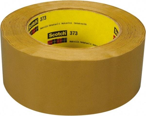 3M - 3" x 55 Yd Natural (Color) Rubber Adhesive Sealing Tape - Polypropylene Film Backing, 2.5 mil Thick, 60 Lb Tensile Strength, Series 373 - A1 Tooling