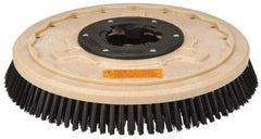 PRO-SOURCE - 17" Diam Scrubbing Brush - 15" Machine, 1-1/2" Trim Length, Black Pad, Polypropylene - A1 Tooling