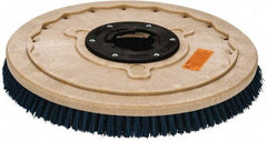 PRO-SOURCE - 20" Diam Scrubbing Brush - 20" Machine, 1-1/2" Trim Length, Blue Pad, Silicone Carbide & Nylon - A1 Tooling