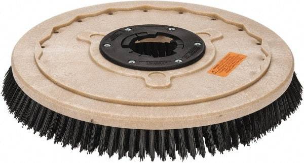 PRO-SOURCE - 18" Diam Scrubbing Brush - 18" Machine, 1-1/2" Trim Length, Black Pad, Polypropylene - A1 Tooling