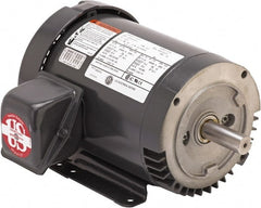 US Motors - 7-1/2 hp, TEFC Enclosure, No Thermal Protection, 1,765 RPM, 208-230/460 Volt, 60 Hz, Three Phase Premium Efficient Motor - Exact Industrial Supply