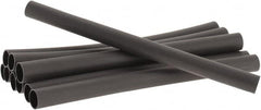 3M - 6" Long, 3:1, Polyolefin Heat Shrink Electrical Tubing - Black - A1 Tooling