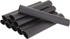 3M - 6" Long, 3:1, Polyolefin Heat Shrink Electrical Tubing - Black - A1 Tooling