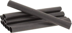 3M - 6" Long, 3:1, Polyolefin Heat Shrink Electrical Tubing - Black - A1 Tooling