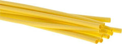 3M - 48" Long, 2:1, Polyolefin Heat Shrink Electrical Tubing - Yellow - A1 Tooling