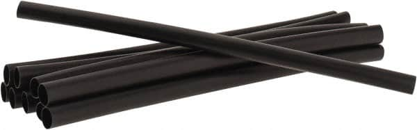 3M - 6" Long, 2:1, Polyolefin Heat Shrink Electrical Tubing - Black - A1 Tooling