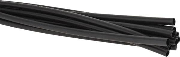 3M - 48" Long, 2:1, Polyolefin Heat Shrink Electrical Tubing - Black - A1 Tooling