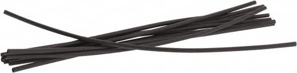 3M - 6" Long, 2:1, Polyolefin Heat Shrink Electrical Tubing - Black - A1 Tooling