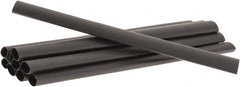 3M - 6" Long, 2:1, Polyolefin Heat Shrink Electrical Tubing - Black - A1 Tooling