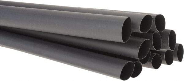 3M - 48" Long, 2:1, Polyolefin Heat Shrink Electrical Tubing - Black - A1 Tooling