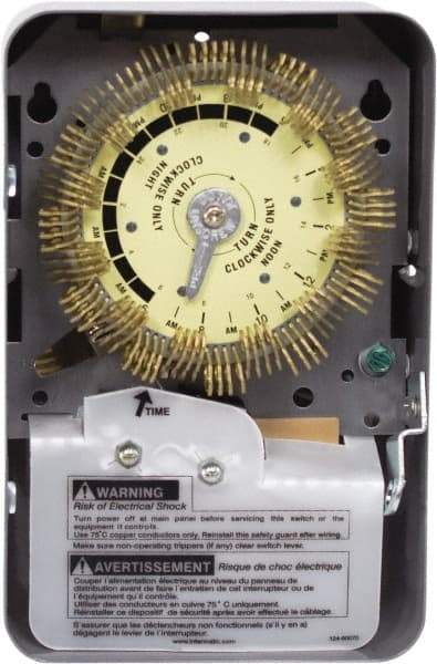 Intermatic - 24 hr Indoor Analog Electromechanical Timer - 48 On/Off, 120/208 to 277/480 VAC, 60 Hz, - A1 Tooling