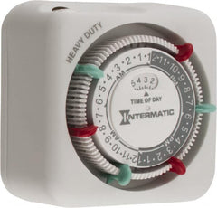 Intermatic - 30 hr Indoor Analog Electrical Timer - 3 On/OF per Day, 125 VAC, 60 Hz, - A1 Tooling