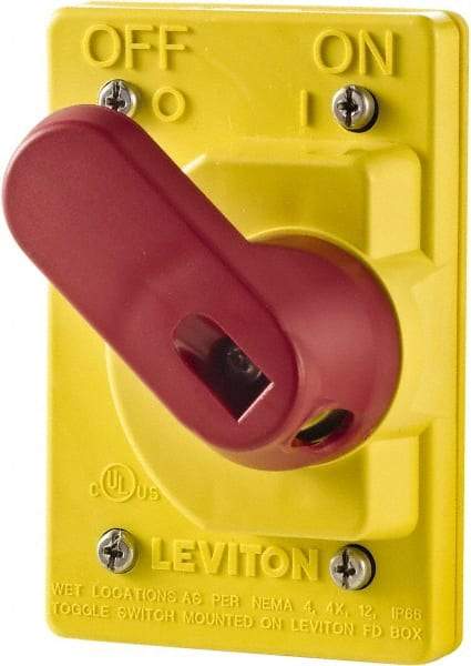 Leviton - Electrical Outlet Box Valox Switch Cover - Includes Manual Motor Starters - A1 Tooling