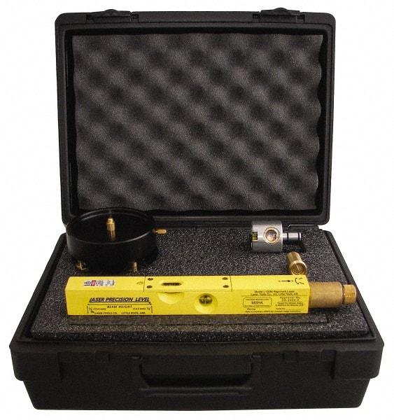 Laser Tools Co. - 100 Ft. Max Measuring Range, Red Beam Laser Precision Level - Includes Adapter, Beam Bender, Case, Laser Precision Level - A1 Tooling