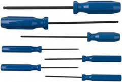 Eklind - 7 Piece, 1.3 to 5mm Ball End Hex Driver Set - A1 Tooling