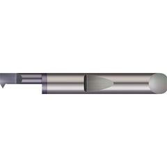 Micro 100 - Single Point Threading Tools; Thread Type: Internal ; Material: Solid Carbide ; Profile Angle: 60 ; Threading Diameter (Decimal Inch): 0.4600 ; Cutting Depth (Decimal Inch): 0.7500 ; Maximum Threads Per Inch: 24 - Exact Industrial Supply