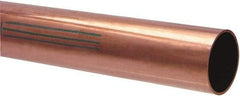 Mueller Industries - 2-1/8 Inch Outside Diameter x 10 Ft. Long, Copper Round Tube - 2 Inch Inside Diameter, 0.083 Inch Wall Thickness - A1 Tooling