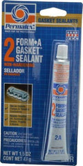 Permatex - 1-1/2 oz Gasket Sealant - -65 to 400°F, Black, Comes in Tube - A1 Tooling