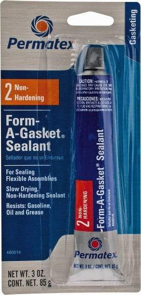 Permatex - 3 oz Gasket Sealant - -65 to 400°F, Black, Comes in Tube - A1 Tooling