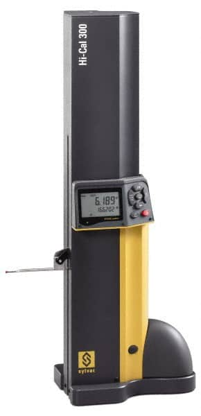 Fowler - 6" Electronic Height Gage - 0.00005" Resolution, Accurate to 0.00013", LCD Display, USB, RS-232 Data Output - A1 Tooling