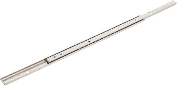 Sugatsune - 13-51/64" Slide Length, 8-53/64" Travel Length, Stainless Steel Ball Bearing Slide - 66 Lb Capacity at Full Extension - A1 Tooling