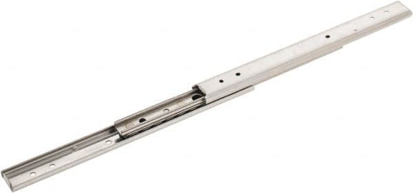 Sugatsune - 7-57/64" Slide Length, 9-1/32" Travel Length, Stainless Steel Ball Bearing Slide - 66 Lb Capacity at Full Extension - A1 Tooling