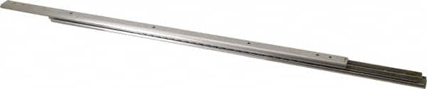 Sugatsune - 19-45/64" Slide Length, 20-27/32" Travel Length, Stainless Steel Ball Bearing Slide - 66 Lb Capacity at Full Extension - A1 Tooling