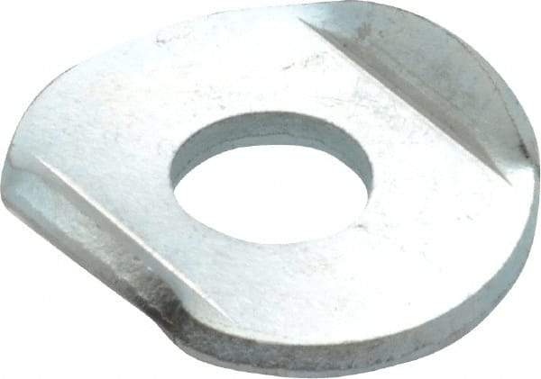 Gibraltar - Zinc Plated, Carbon Steel, Flanged Washer for 5/16" Diam Clamp Spindle - 5/16-18 Thread, 0.33" Hole Diam, 0.88" Overall Diam, 0.63" Between Flanges - A1 Tooling